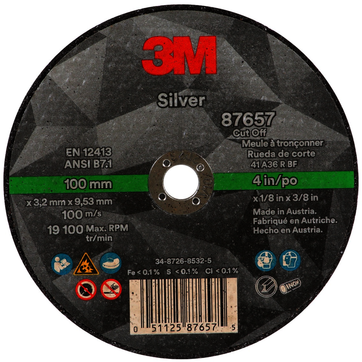 3M 7100141050 GRINDING & CUT OFF WHEELS
