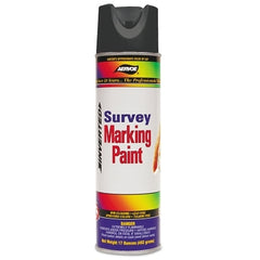 Aervoe 206 Survey Marking Paint 20 oz Aerosol Can Black