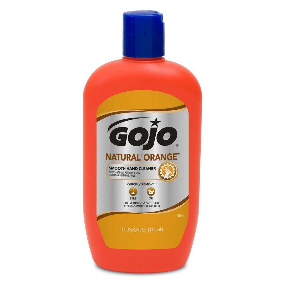 Gojo 0947-12 Smooth Hand Cleaner, 14 fl oz Quick-Acting Lotion Hand Cleaner Pack of 12