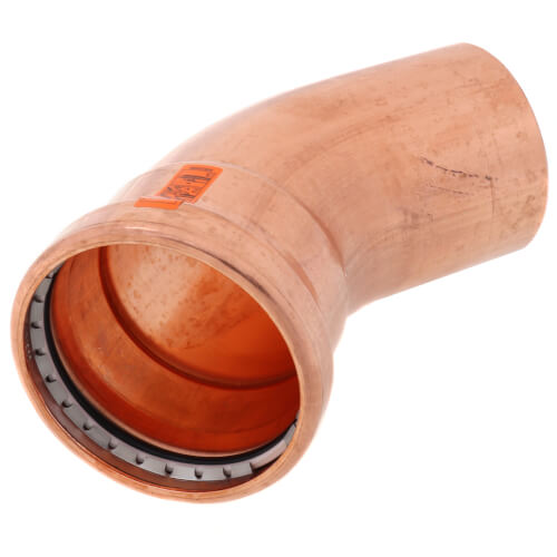 Viega 20673 ProPress XL-C 45 Degree Copper Street Elbow 3 Inch Pack