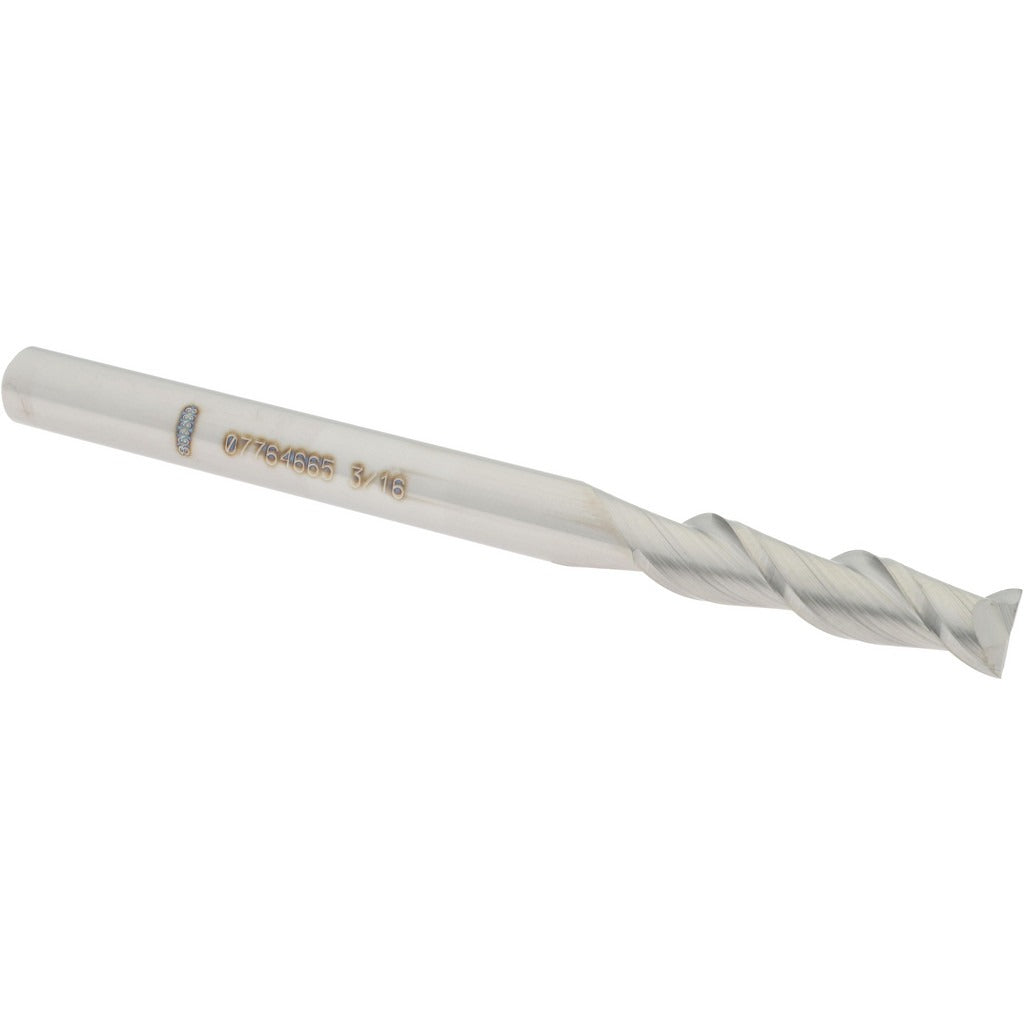 ACCUPRO Accupro 12181716 Square End Mill 3/16 in 2 Flute Carbide