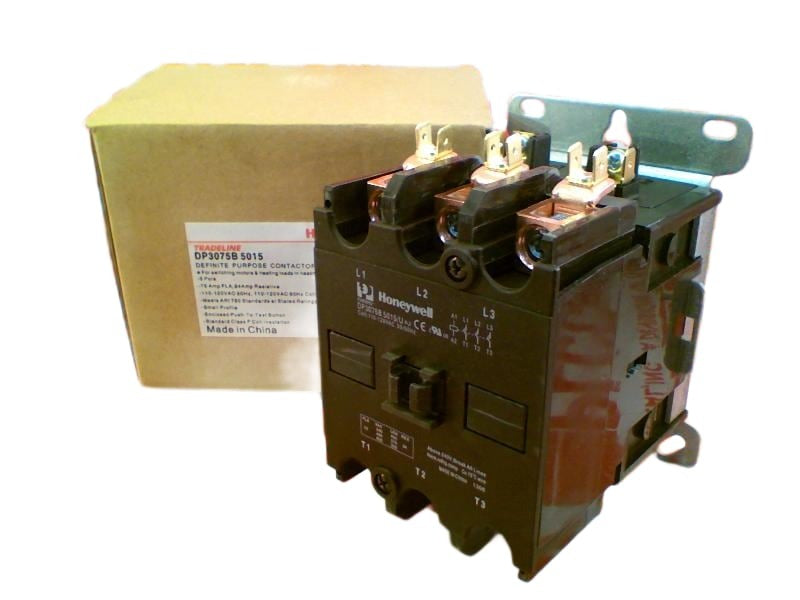 HONEYWELL Honeywell DP3075B5015 75 Amp 120V Contactor (3 Pole)