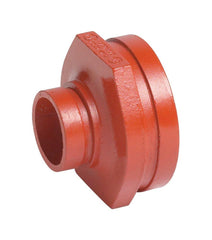 Victaulic FE09050P00 No. 50 5 x 3 x 4 in. Grooved Orange Enamel and Painted Ductile Iron Concentric Reducer