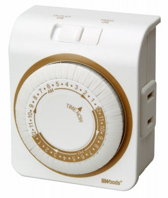 SOUTHWIRE Southwire Coleman Cable 50004WD 2-outlet Mechanical Timer
