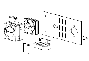 SCHNEIDER ELECTRIC 2298-063 NON PROGRAMMABLE THERMOSTATS