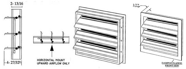 LLOYD INDUSTRIES LBD-1-H-18X18-CL DAMPERS