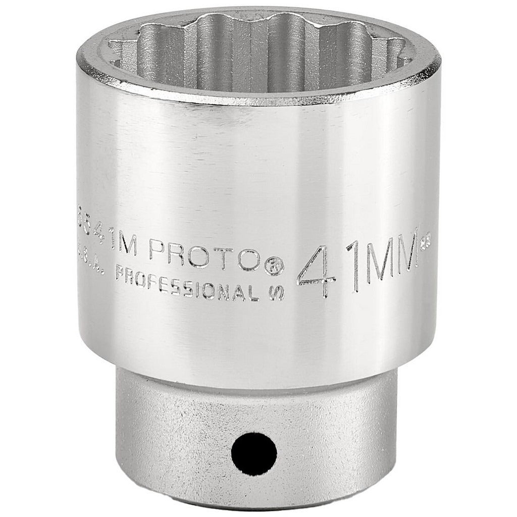 PROTO Proto J5541M 41mm 3/4 Drive 12-point Hand Socket