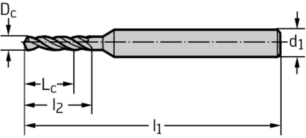 WALTER-TITEX Walter-Titex 5062855 HSS-E Micro Drill A3143-0.21 (118Â°) 5062855