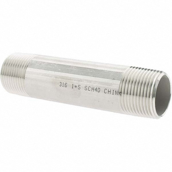 VALUE COLLECTION Value Collection 6BN1*5 Ss Pipe Nipple 1 in Sch 40 316 316L