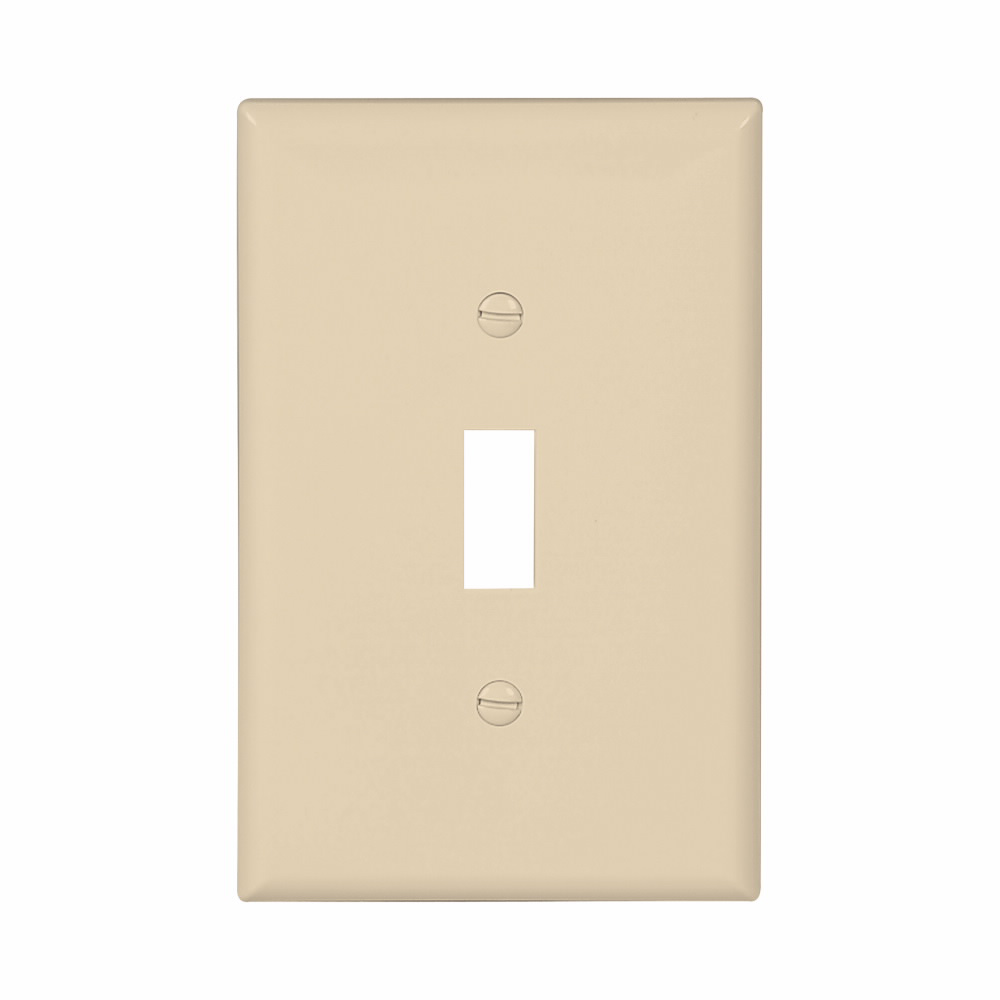 Eaton PJ1V Wallplate 1G Toggle Poly M