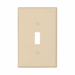 Eaton PJ1V Wallplate 1G Toggle Poly M