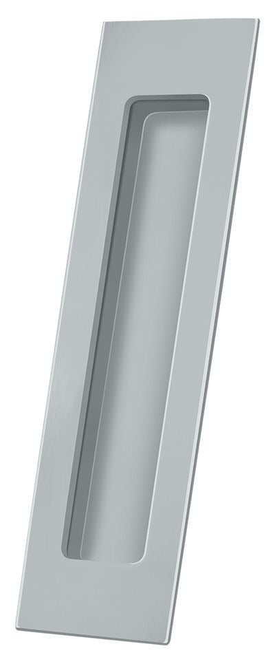 DELTANA Deltana FP7178U26D Flush Pull Rectangular Solid Brass Satin Chrome