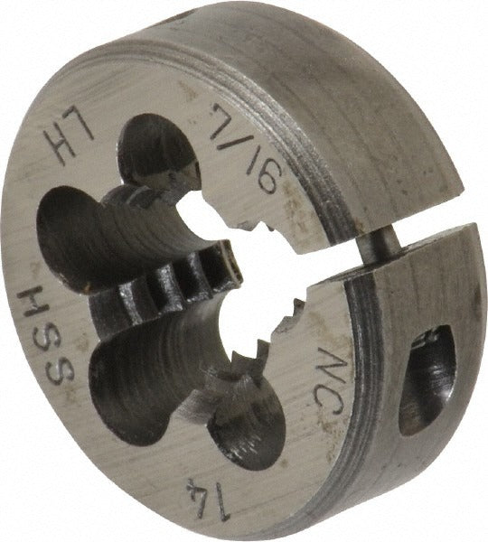 VALUE COLLECTION Value Collection 314-4152 Round Die 7/16-14 1in Od Hss Left Hand