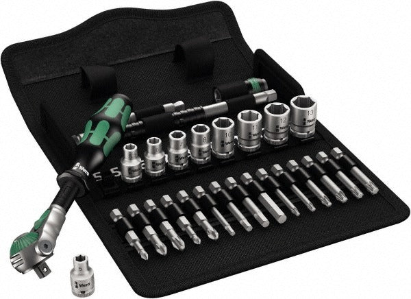 WERA Wera 05004019001 1/4 Inch Drive Socket and Bit Set