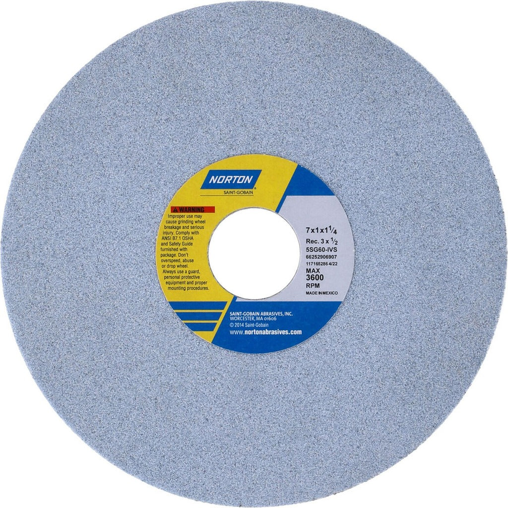 NORTON Norton 66252906907 Surface Grinding Wheel 7in 60 Grit