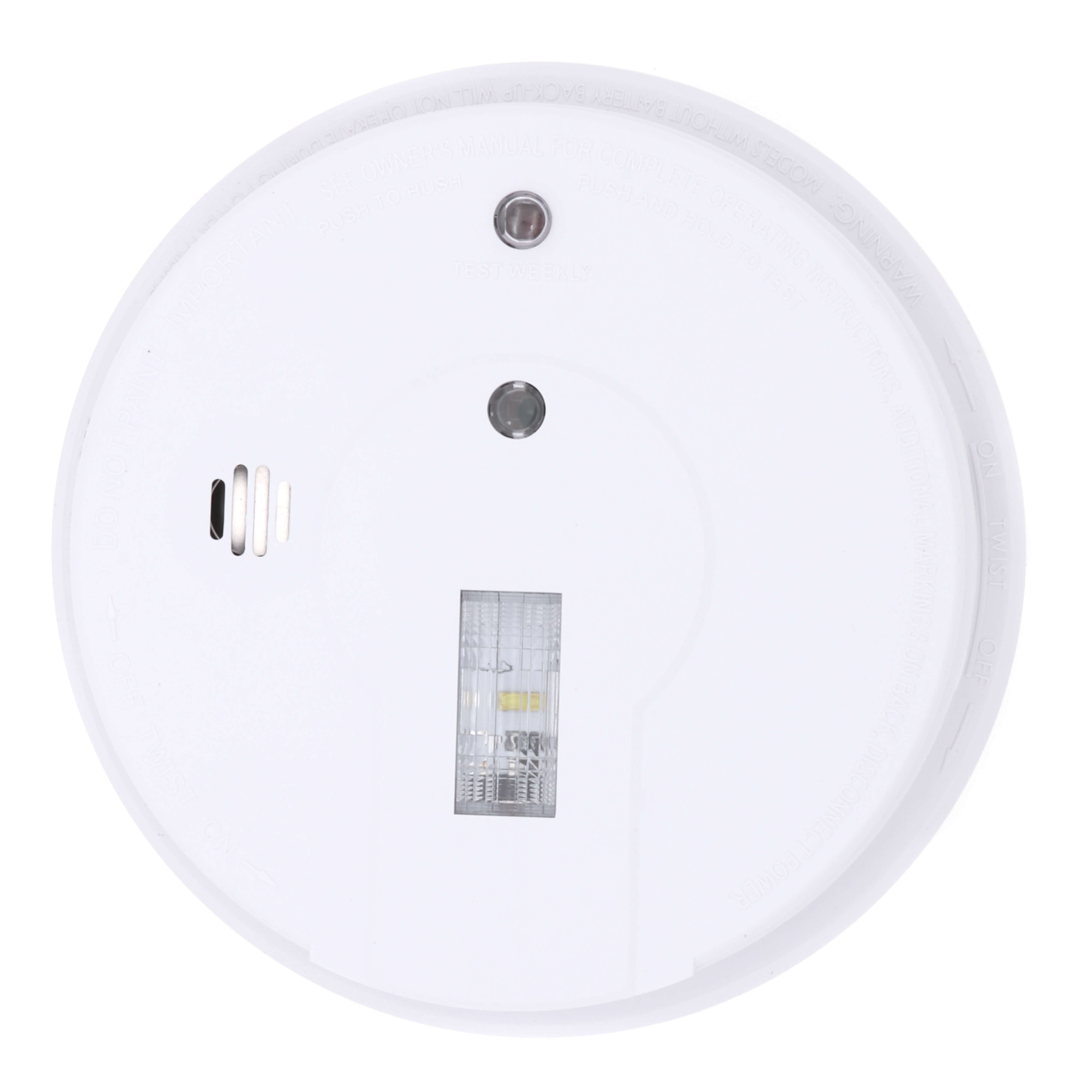 Kidde 21006379 i12080 Hard-Wired Interconnect Ionization Smoke Alarm 120V with Safety Light and 9V Battery Backup