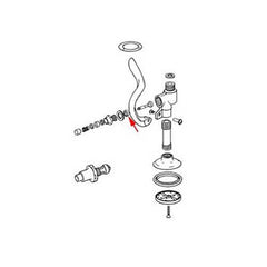 T&S Brass - 001084-45 - Washer,Seat, Push Button,Gray | OEM Replacement Part | AllPoints 1111144