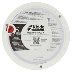 Kidde 21027308 P4010DCS-W 10-Year Sealed Battery Powered with Wire-Free