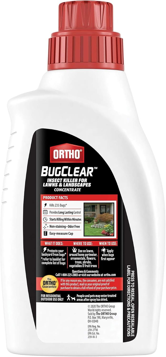 ORTHO Ortho 0448705 BugClear Insect Killer for Lawns and Landscapes Concentrate (32 oz)