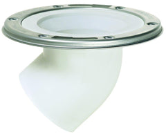 Sioux Chief 889-45PM 3 Spigot PVC 45 Swivel Ring Closet Flange