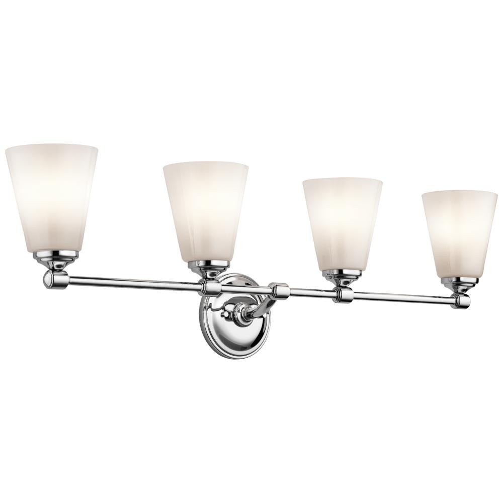 KICHLER Kichler 45520ch 4-light Bath Bar Chrome