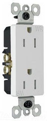 Pass & Seymour 885-TRWRW RECEPTACLE BL STR 125VAC 15A 2 3 WHT SCR