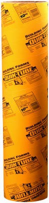 QUIKRETE Quikrete Companies 692202 Concrete Form Tube 10 in X 4 Ft