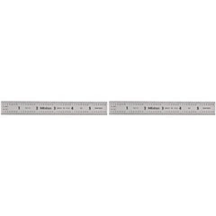 Mitutoyo 182-101 Series 182 Steel Rulers 6 inch 4R Wide Stainless Steel Rigid