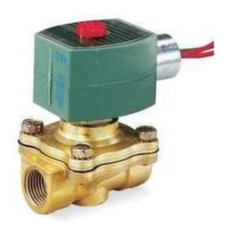 Asco EF8210G054 Solenoid Valve 8210 2-Way Brass 1 Inch NPT Normally Closed 120 Alternating Current NBR