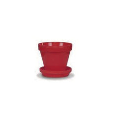 True Value PCS-4-R 4.5 Red Cera Planter