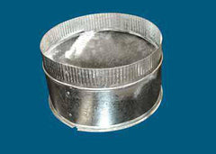 M&M Manufacturing 504MSD10 Metal Spin-In Start Collar with Damper 10 Inch