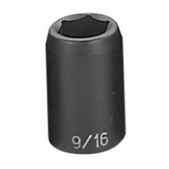 Grey Pneumatic 2018R Socket 1/2 Drive x 9/16 Standard