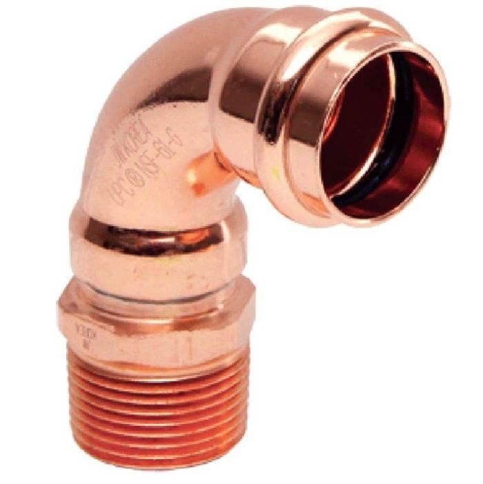 LEGEND VALVE Legend Valve 450-141P 90 Deg Elbow (1/2 in Press x 1/2 in MNPT)