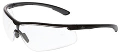 MCR Safety KD710 Klondike KD7 Series Safety Glasses Black Frame Clear Lens