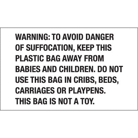 BSC PREFERRED Bsc Preferred DL1455 Pressure-sensitive Warning Labels