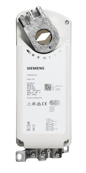 SIEMENS Siemens GVD326.1U Electronic damper actuator 230 VAC (95Â°)