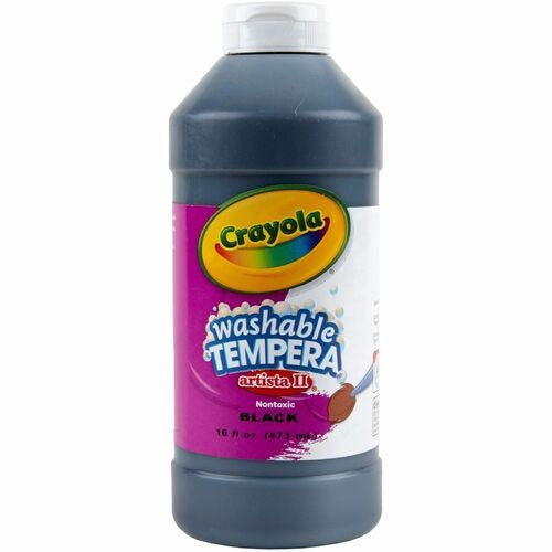 CRAYOLA Crayola CYO543115051 Washable Tempera Paint Black