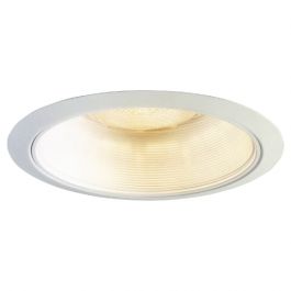 Halo 310W Halo 310 Series 6 in White Recessed Ceiling Light Fixture Trim with Coilex Baffle 200