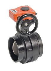 Victaulic V060761SE3 761 Series MasterSeal 6 in Ductile Iron EPDM Gear Operator Handle Butterfly Valve