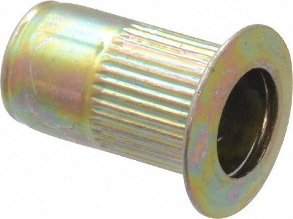 RIVETKING Rivetking. 8C2IKFSY/P25 Rivet Nut 8-32 Steel Pack of 25