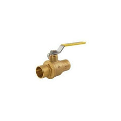 Jomar 100-804 S-100NE Brass Ball Valve 3/4 Solder Connection Pack of 12 pcs