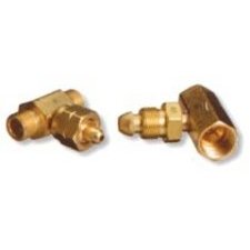 Western Enterprises T-92 CGA580 Male/Female/Female Tee Brass 3000 psig