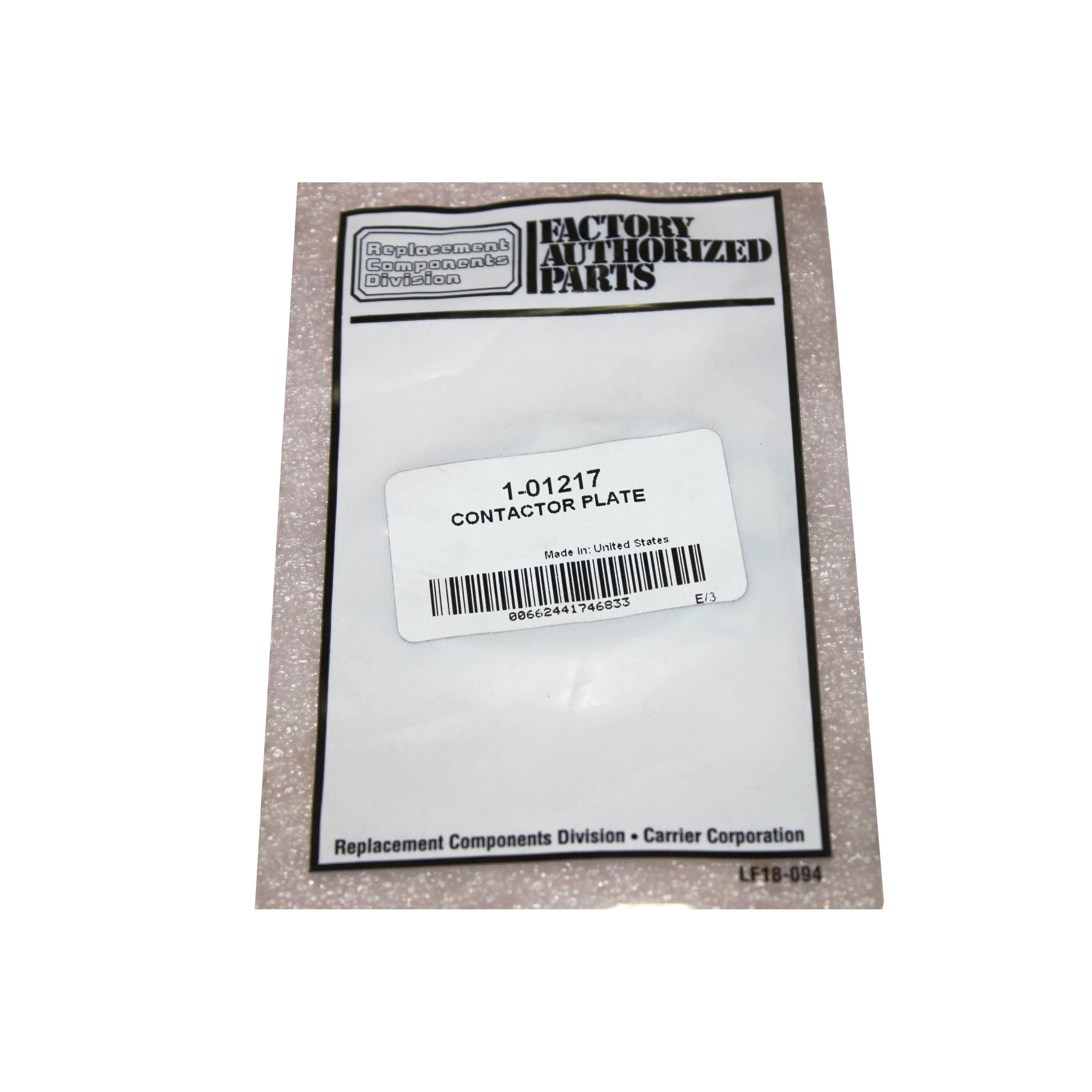 CARRIER 1-01217 CONTACTORS