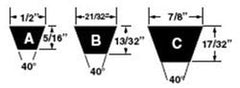 CARRIER P463-A63 V-BELTS & PULLEYS