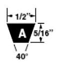 CARRIER P463-A58 V-BELTS & PULLEYS