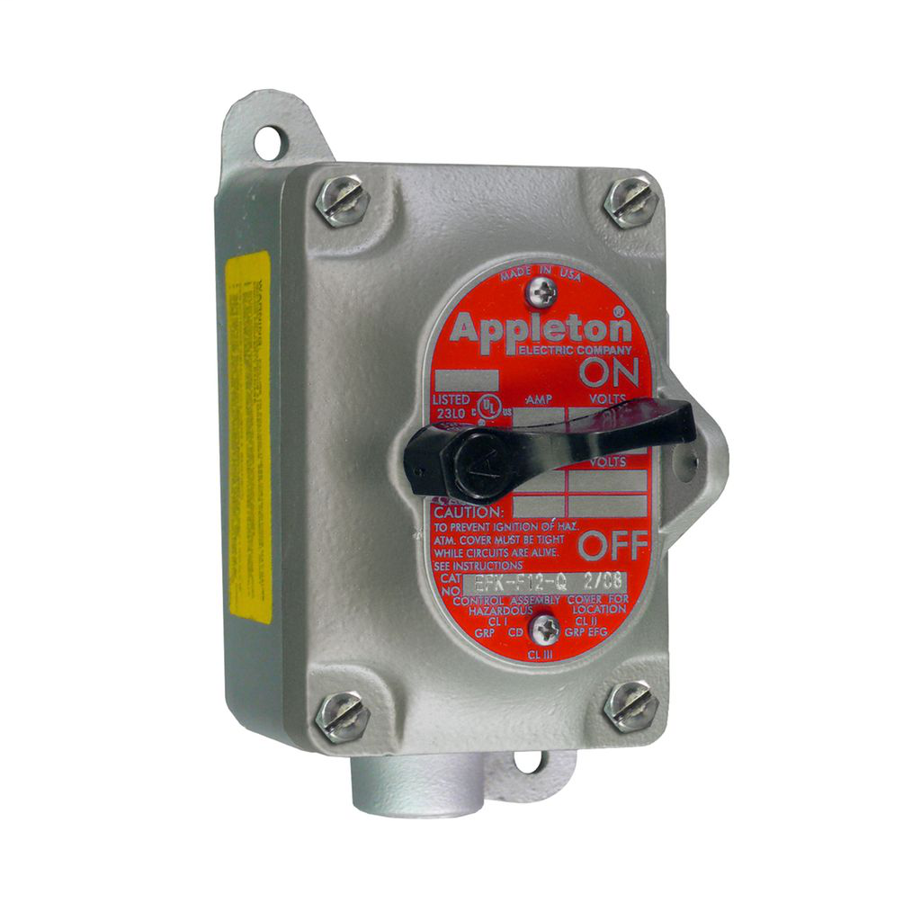 Appleton EFS175-F1 Explosion Proof Switch 3/4 1 Pole – Voomi Supply