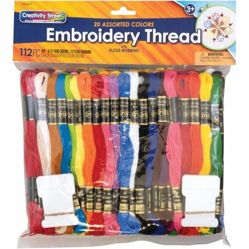 PACON Pacon PAC6477 Embroidery Thread Pack 100 Pack