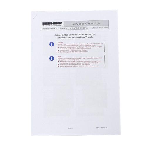 LIEBHERR 7082001 AIR CLEANER REPLACEMENT PARTS