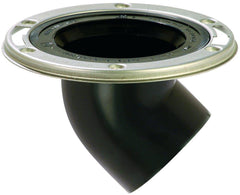 Sioux Chief 889-45AM DropKick 3 in. ABS Spigot 45 Degree Swivel Ring Closet Flange