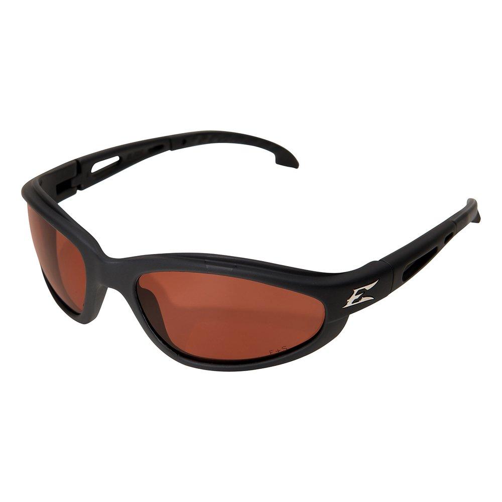 Edge Eyewear TSM215 Dakura Copper Lens Black Frame Safety Glasses